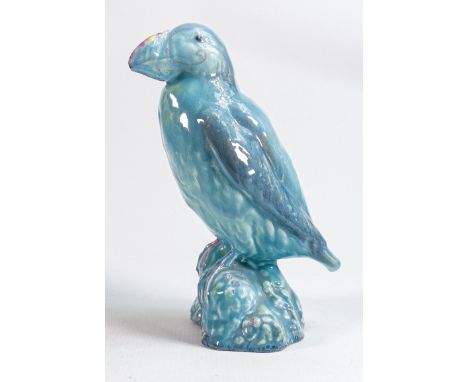 Beswick blue glaze model of a puffin 618, h.23.5cm. 