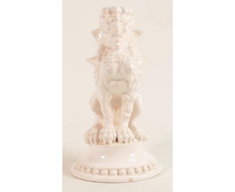 Mid century Casa Pupo of London Grotesque Griffin candlestick, tiny chip to base, height 25cm. 