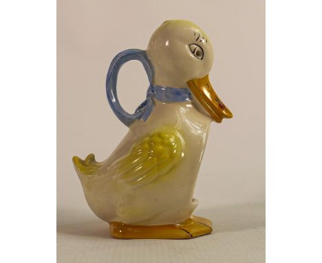 Beswick rare model of a duck with a ladybird on  it's beak as a nightlight holder, model 769, h15cm. 