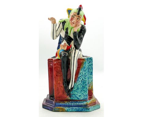 Carltonware Rouge Royale limited edition of 25/650 Jester figure, height 20cm, with certificate. 