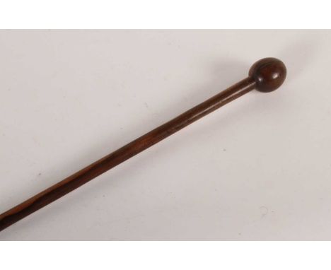 An African hardwood knobkerrie