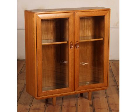 An Ercol blonde elm Windsor glazed display cabinetw. 92cm