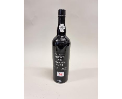 A 75cl bottle of Dow's 2000 Vintage Port, bottled 2002. 