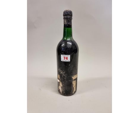 A bottle of Rebello Valente 1966 Vintage Port, bottled 1968, (label distressed). 