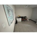 Executive office includes: 2 cabinets of approximately 0.90 x 0.50 x 0.75 meters, 1 with two drawer