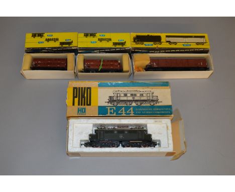 HO Gauge. 2 boxed Fleischmann Locomotives, #1338 Bobo Electric  and #1381 DB Diesel V200035 in a box for the #4271 model, oth