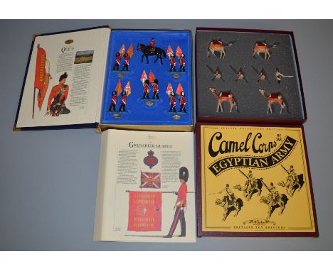 2 boxed Britains soldier figure sets, #5801 Trooping the Colour - Collectors Edition and #8872 Camel Corps of the Egyptian Ar