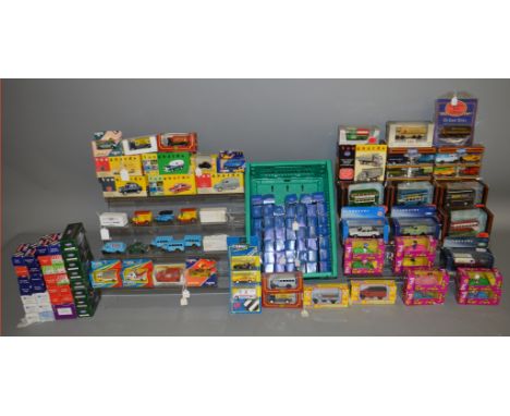 A good quantity of diecast models in original packaging including Corgi Juniors, Corgi Classic Sports Cars, Classix, EFE 1:76