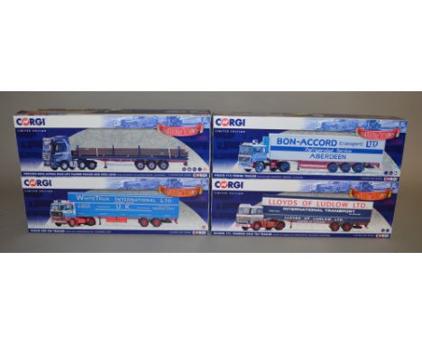 &nbsp;4 1:50 scale diecast lorries by Corgi, all are limited edition from the Hauliers Of Renown range (4).