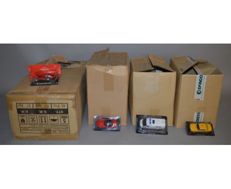 A quantity of boxed 1:43 scale diecast models from various different De Agostini part works including GAZ 3110 Volga Taxi (Ru