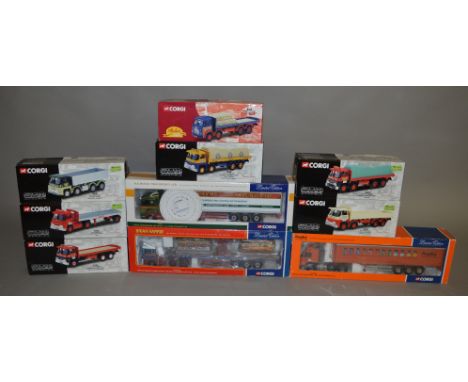 10 Corgi diecast lorries 1:50 scale, all are limited edition models (10).
