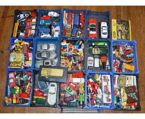 A very good quantity of&nbsp; playworn diecast models by various manufacturers in a wide variety of different scales, mostly 
