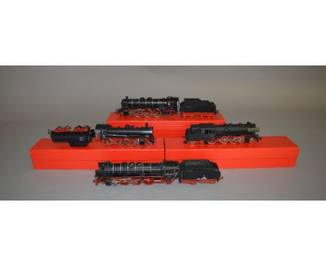 HO Gauge. 4 unboxed Fleischmann Locomotives, including DRG&nbsp; 4-6-4 '62003', 4-6-2&nbsp; locomotives with tenders '01001' 