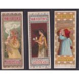 Trade cards, Holland, Van Houten, Bookmark Series, three different cards, (gd/vg) (3)
