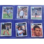Trade card stickers, Football, Orbis, Italia 90 World Cup Football (set 546 stickers being numbers 1