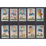 Trade cards, Kiddy's Favourites, Popular Footballers (set 52 cards) including scarce number, plus