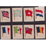 Tobacco silks, Muratti, Flags, Series 'C', (20-44), 'M' size, (set, 24 silks) (sl staining to some
