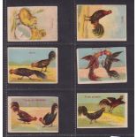 Cigarette cards, Spain, 6 'M' size Spanish Language cards, all Poultry related, 4 La Corona
