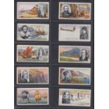 Cigarette cards, Smith's, Famous Explorers (set, 50 cards) (gd/vg)