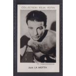 Trade card, Felix Potin, Personalities photographic with white border, type card Boxing, Jack La