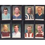 Trade cards, Football, selection, Pals Famous Footballers 'M' size (set, 8 cards), Footballer Series