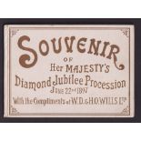 Printed album, Wills, Souvenir of Her Majesty's Diamond Jubilee Procession (Queen Victoria),