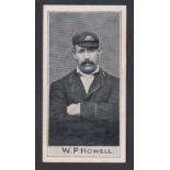 Cigarette card, D & J MacDonald, Cricketers, type card, W P Howell (gd) (1)