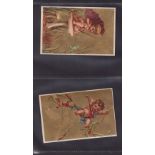Trade cards, French Language, Houde, Cherubs (set 12 cards), sold with a Liebig card which matches