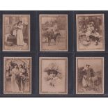 Cigarette cards, Salmon & Gluckstein, Famous Pictures (Brown), 'L' size (set, 25 cards) (gd)