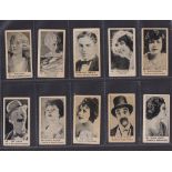 Cigarette cards, Canada, Tobacco Products Corp., Movie Stars, Series no 4, 86 different cards inc.