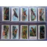 Cigarette cards, Ogden's, 9 sets including British Birds 1st, 2nd, Cut outs, British Birds & Eggs,