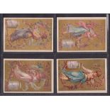 Trade cards, Liebig, S94 (set 6 cards plus an anonymous plain back duplicate) Girls in Branches
