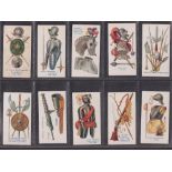 Cigarette cards, GEO Dobie, Weapons of all Ages (set 25 cards) (4 cards fair rest gd or better)