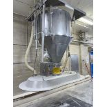 Pfening Stainless Cyclone Hopper with Trough Cover, Loading Fee: $1500