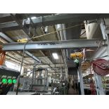 Gorbel 1000 LB Jib Crane and Hoist, Loading Fee: $900 - Late Delivery April 2022