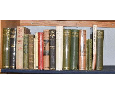 A collection of early 20th century illustrated books including Robert Louis Stevenson, John Masefield, Dulac, Rackham, etc (s