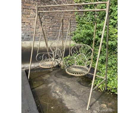 ARCHITECTURAL GARDEN SWING, 180cm W. 