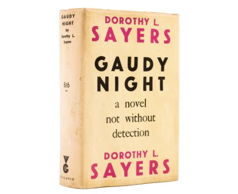 Sayers (Dorothy L.) Gaudy Night, first edition, first issue with "ver" for "very" on p 157, line 22, the odd spot, pencil ins