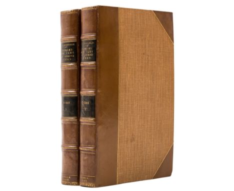 Pacific.- Moerenhout (Jacques-Antoine) Voyages aux Îles du Grand Océan, 2 vol., first edition, vol. 1 with 16pp. publisher's 