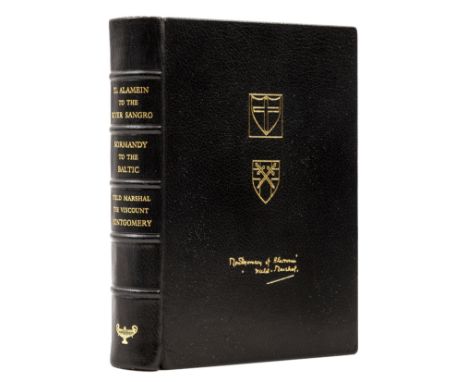 Montgomery (Bernard Law, Viscount of ) El Alamein to the River Sangro, number 115 of 265 copies signed by the author on title