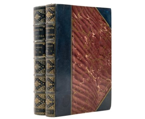 Guillemard (F.H.H.) The Cruise of the Marchesa to Kamschatka &amp; New Guinea, 2 vol., first edition, half-titles, hand-colou