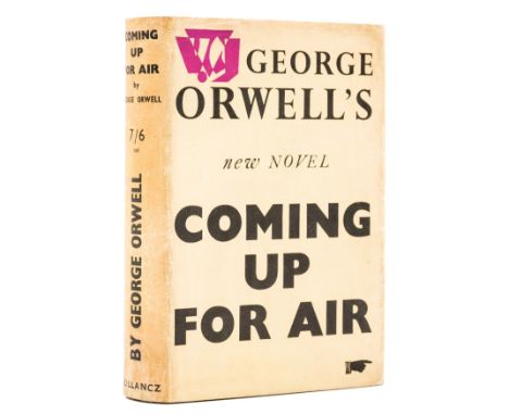 Orwell (George) Coming Up for Air, first edition, original blue cloth, light sunning to spine, light toning and the odd scatt