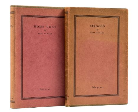 Coward (Noel) Sirocco, signed by the author on front free endpaper, jacket with light toning to panels, minor chipping to spi