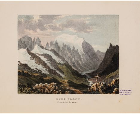 Mountaineering.- Fellows (Charles) A Narrative of an Ascent to the Summit of Mont Blanc, first edition, presentation inscript