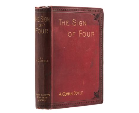 Doyle (Sir Arthur Conan) The Sign of Four, first edition, first issue, with misprints "13" on contents p. and "w shed" on p.5