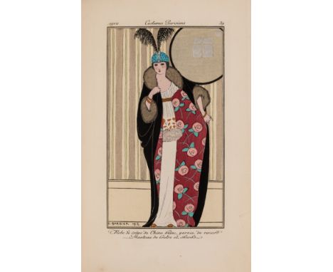 Belle Epoque Fashion.- Barbier (George) Journal des Dames et des Modes, 79 issues in 4 vol., one of 1250 copies on papier de 