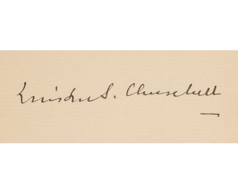 Churchill (Sir Winston Spencer) The Dawn of Liberation, first edition, signed by the author on endpaper, plates, silk endpape