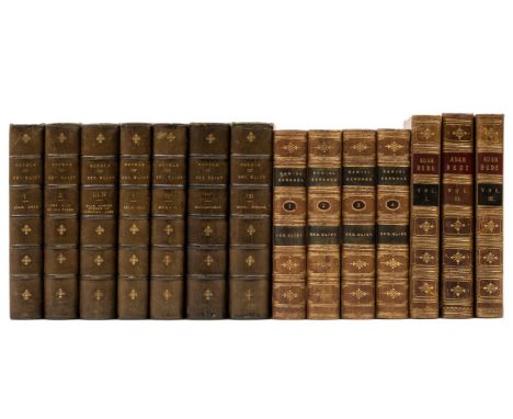 [Evans (Mary Ann)] "George Eliot". Adam Bede, 3 vol., first edition, half-titles, divisional fly-titles, without 16pp. publis