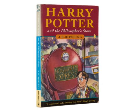 Rowling (J.K.) Harry Potter and the Philosopher's Stone, first paperback edition with "Joanne Rowling", no space between "Tay