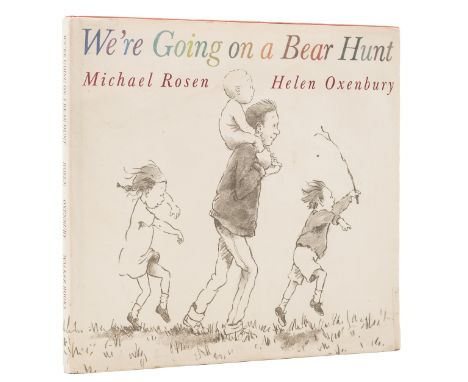 Rosen (Michael) We're Going On a Bear Hunt, first edition, signed by the author "hello!" facing title, illustrations by Helen